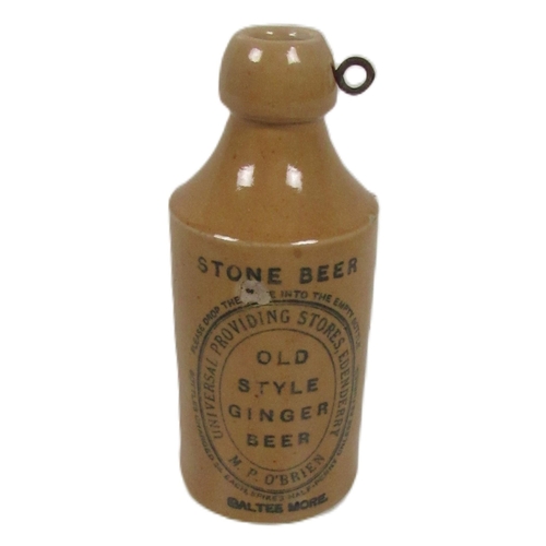 659 - Pub Memorabilia:  A Stoneware Beer Bottle, for 'Old Style Ginger Beer - M.P. O'Brien, Galtee Mo... 