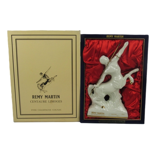 665 - A cased Bottle of Remy Martin - Centenaire Limoges - fine Champagne Cognac, in cardboard box. (1)... 