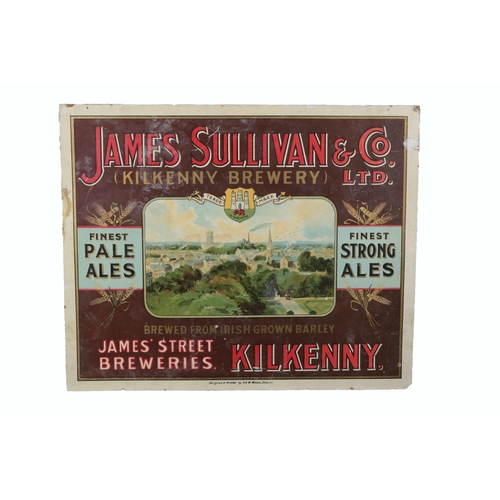 673 - Advertisement: An original lithographic Print, for 'James Sullivan & Co. Ltd. Kilkenny Brewery F... 