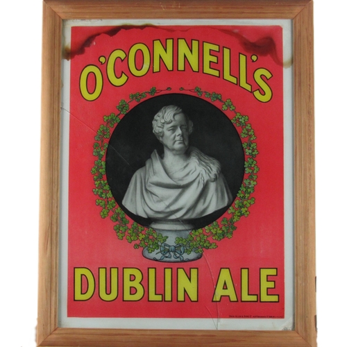 687 - A rare lithograph Advertisement Print, for 'O'Connell's - Dublin Ale,' printed by David Allen & ... 