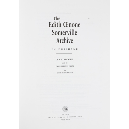 104 - Somerville - Rauchbauer (Otto) The Edith OEnone Somerville Archive, in Drishane, folio Dublin (... 