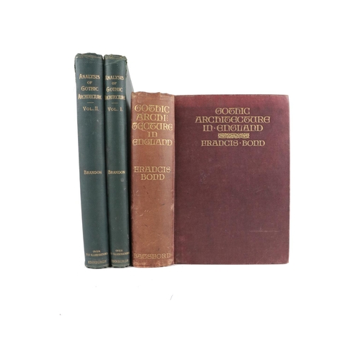 120 - Brandon (Raphael & J. Arthur) An Analysis of Gothic Architecture, 2 vols. folio Edin. 1903.... 