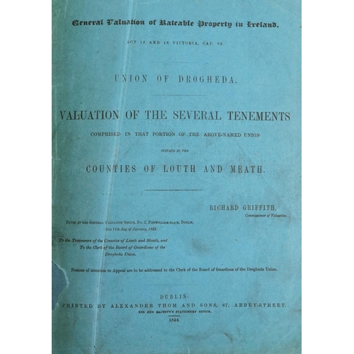 124 - Co. Louth:  Griffith (Richard) General Valuation of Rateable Property in Ireland -&nb... 