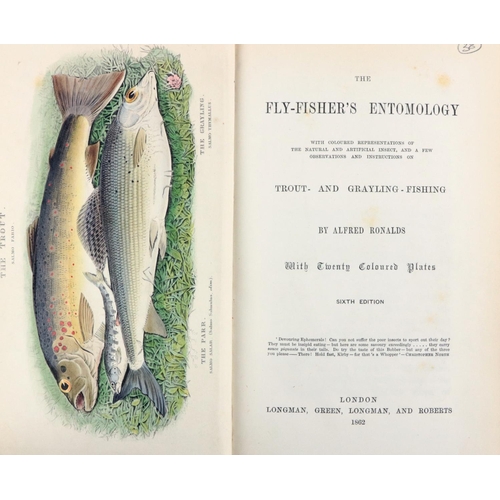 137 - Angling: Rolands (Alfred) The Fly-Fisher's Entomology, 8vo Lond. 1862. Sixth. Hf. title. cold. front... 