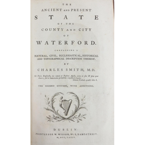 152 - Smith (Charles) The Ancient and Present State of the County and City of Waterford,  8vo Du... 