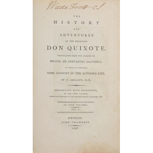 159 - Chambers Edition: de Cervantes Saavedra - The History and Adventures of the Renowned Don Quixote, 4 ... 