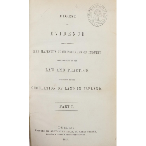 162 - Devon Commission - Digest of Evidence,... taken [at] Inquiry into the State of the Law and Prac... 