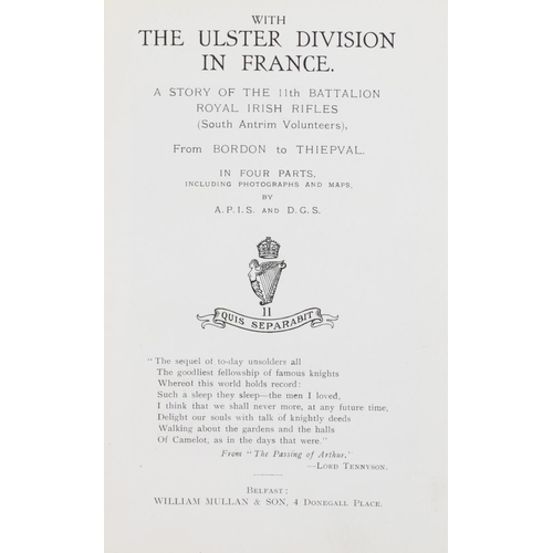 165 - Northern Ireland Military: Falls (Cyril) The History of the 36th (Ulster) Division, 8vo Be... 