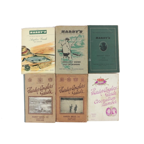 166 - Fishing: Hardy's Angler's Guide and Catalogue, 1928, 1934, 1937, 1955, 1957, & 1960. Together 6 ... 