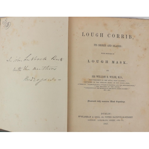 17 - Presentation CopyWilde (Sir Wm. R.) Lough Corrib, its Shores and Islands: with Notices on Lough Mask... 