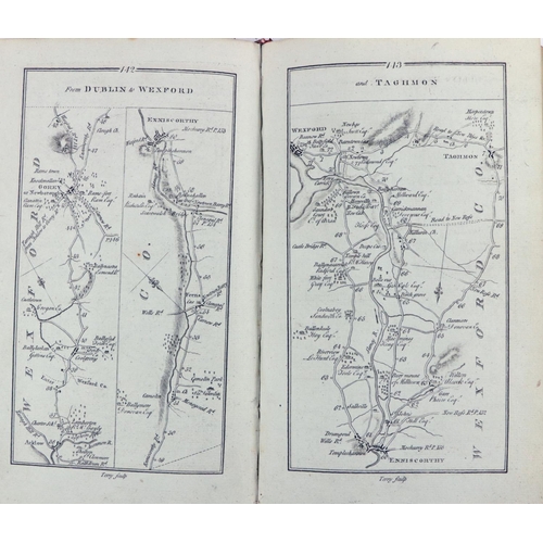 184 - Atlas: Taylor (Geo.) & Skinner (A.) Maps of the Roads of Ireland, Surveyed in 1777 and Corrected... 