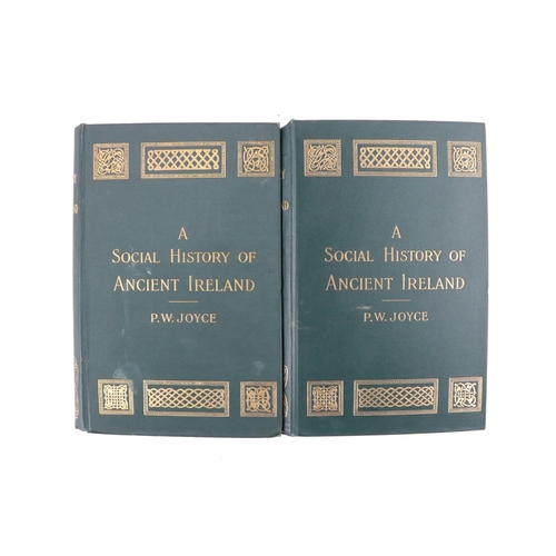 189 - Joyce (P.W.) A Social History of Ancient Ireland, 2 vols. 8vo Lond. 1903. First Edn., illu... 