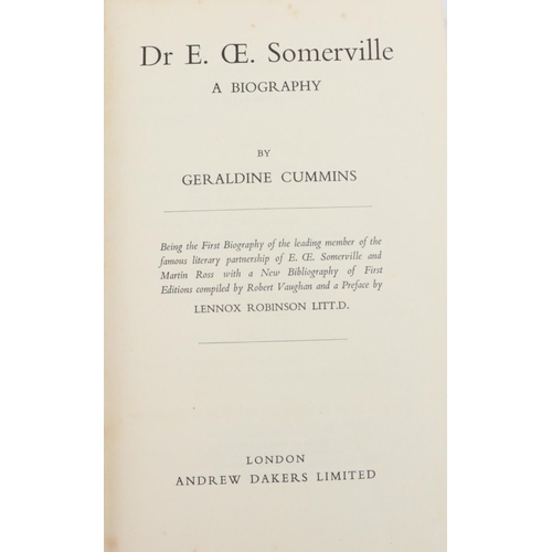 28 - [Somerville (E.O.E.)] Hudson (Eliz.) A Bibliography of The First Editions of the Works of E.O.E... 