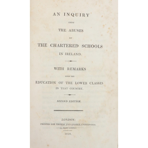 43 - Vicar of Dundalk[Steven (Robert)] An Inquiry into the Abuses of The Chartered Schools in Ireland, Wi... 