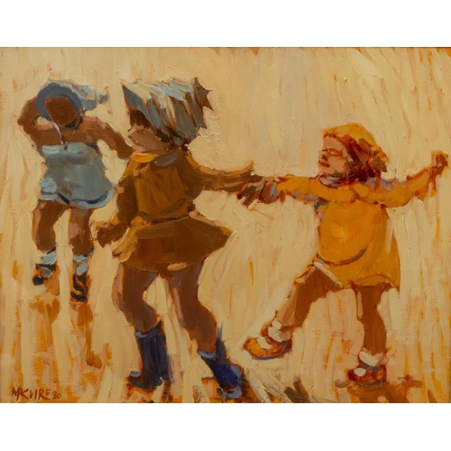 70 - Cecil Maguire, R.U.A., (1930-2020)“Dream Children”, O.O.B., signed and dated lower left, ‘Maguire’80... 