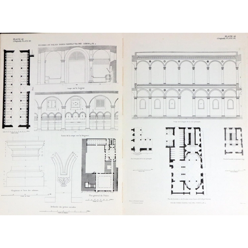 223 - Architecture: Letarouilly (Paul) Edifices de Rome Moderne, Vols. 1, 2, 4, 5 & 6, plus 2 dup... 