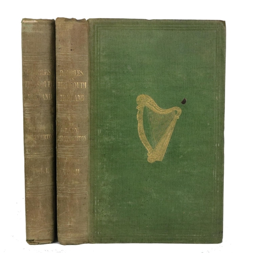 228 - Chatterton (Lady Geo.) Rambles in the South of Ireland during the Year 1838, 2 vols. Lond. 1829... 