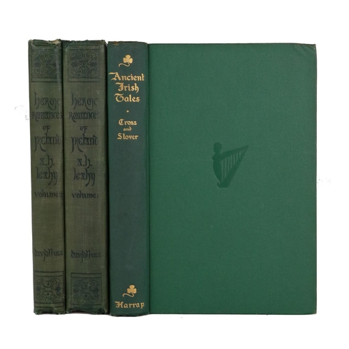 262 - Leahy (A.H.) Heroic Romances of Ireland, 2 vols. Lond. 1905, orig. decor. cloth; Cross (T.... 