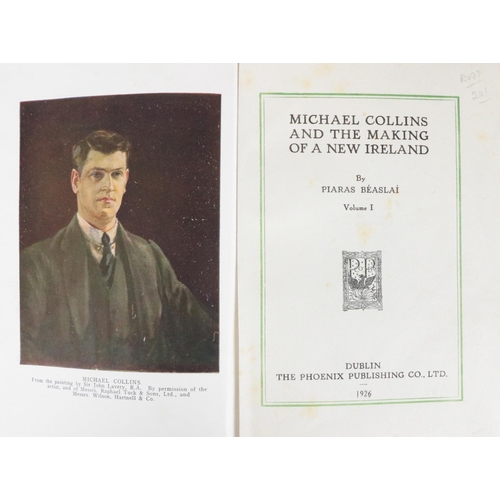 263 - Beaslai (Piaras) Michael Collins and the Making of a New Ireland, 2 vols. 8vo Dublin (Phoenix) ... 