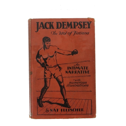 269 - Signed by Rocky MarcianoFleischer (Nat.) Jack Dempsey The Idol of Fistiana, An Intimate Narrative, 8... 