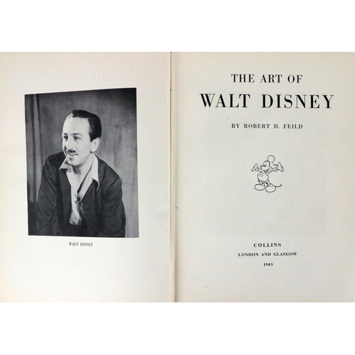 291 - Field (Rob. D.) The Art of Walt Disney, folio Lond. 1945, 59 cold. & other full page plts.,... 