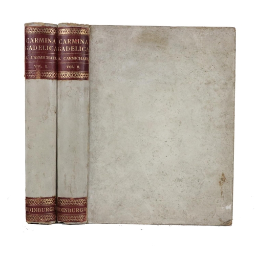 293 - Carmichael (Alex) Carmina Gadelica Hymns and Incantations, 2vols. sm. folio Edinburgh [For the ... 