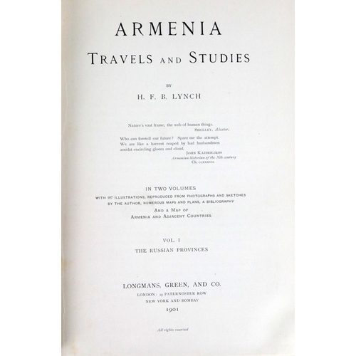 294 - Co. Mayo AuthorLynch (H.F. Blosse) Armenia Travels and Studies, 2 vols. roy 8vo Lond. 1901.&nbs... 