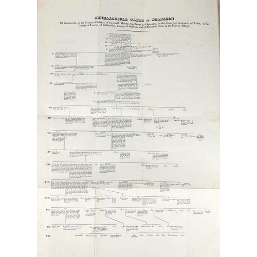 321 - Genealogy: Brabazon (Sir WM. J.) Genealogical History of the Family of Brabazon, lg. 4to Paris 1825.... 