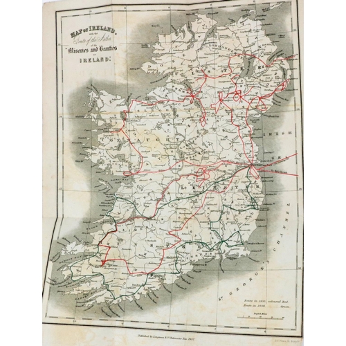 329 - Binns (Jonathan) The Miseries and Beauties of Ireland, 2 vols. Lond. 1837. First Edn.,&nbs... 