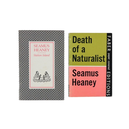 372 - Heaney (Seamus) Death of a Naturalist, 8vo L. (Faber & Faber) 1973 (Reprint) signed  on title pa... 