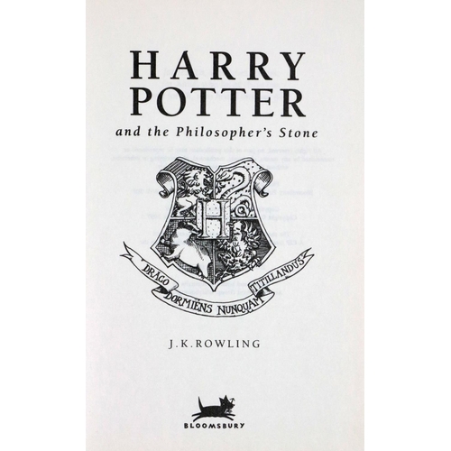 381 - Harry Potter and the Philosopher's Stone, (First Australian Edition)Rowling (J.K.) Harry Potter and ... 