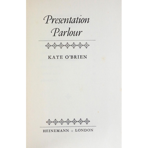 466 - O'Brien (Kate) Presentation Parlour, L. 1963, Signed, cloth & d.j.; As Music and ... 