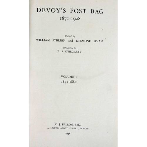 479 - O'Brien (Wm.) & Ryan (Des.) Devoy's Post Bag 1871 - 1928, Vol. I & II, 2 vols. roy 8vo ... 