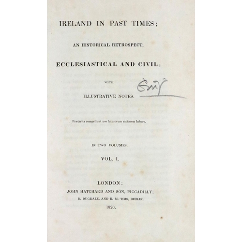 482 - [Croly (George)]? Ireland in Past Times; An Historical Retrospect, Ecclesiastical and Civil, With Il... 