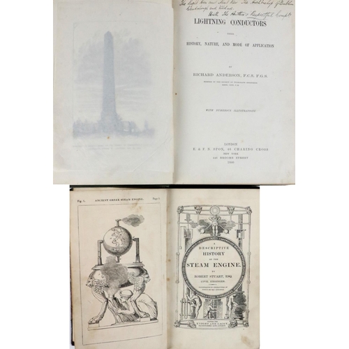 485 - Stuart (Rob.) A Descriptive History of the Steam Engine, Lond. 1824. First Edn., frontis, add. decor... 