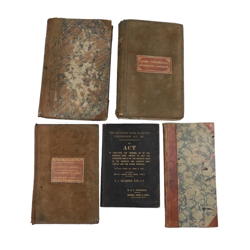 527 - Records of the Cork Commercial Buildings Company.Manuscripts: Four volumes, leather-bound, containin... 