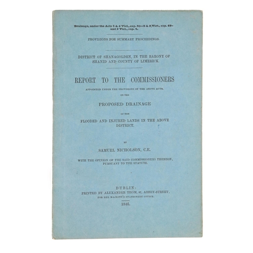 561 - Co. Limerick: Report of The Commissioners - District of Shanagolden, in the Barony of Shanid an... 