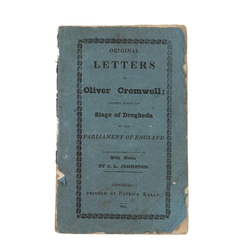 566 - Rare Co. Louth PamphletProvincial Printing:  Johnston (C.L.)ed. Original Letters of Oliver... 