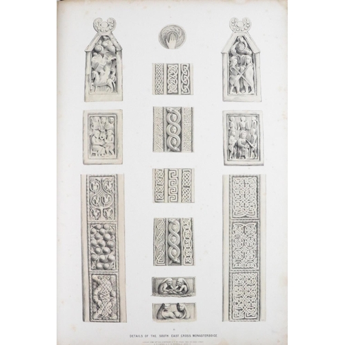 583 - Co. Louth  O'Neill (Henry) Illustration of the Most Interesting of the Sculptured Crosses of Ancient... 