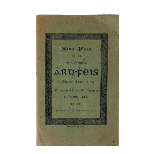 622 - The Adoption of a Republican Constitution, 1917[Sinn Fein] An Deidhmeadh Ard-Fheis i dtigh an Ard-Mh... 