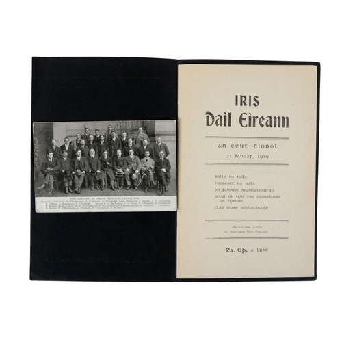 625 - [First Dail] Irish Dail Eireann. An Cheud Tionol. 21 Ianuar, 1919. A superb copy of this historic pu... 