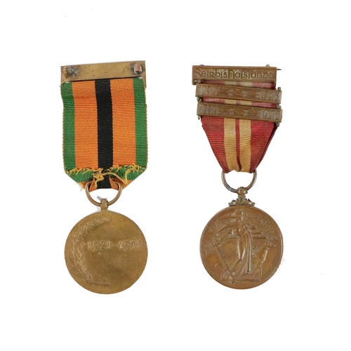 630 - Medals: War of Independence & The Emergency: [Co. Louth] A1921-71 Jubilee Medal, with Celtic des... 