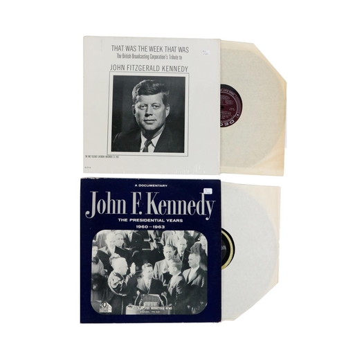 665 - [J.F.K.] Two L.P. Records, to include: * A Documentary John F. Kennedy The Presidential Years - 1960... 