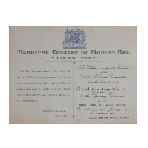 703 - The Official Opening of the Municipal Gallery of Modern Art[Hugh Lane Gallery] Municipal Gallery of ... 