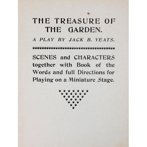 713 - For Young People of All AgesYeats (Jack B.) The Treasure of the Garden.  L., Elkin Mathews 1903, Fir... 