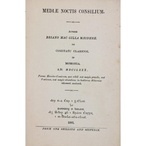 725 - Very Rare Early Edition[Merriman] Mac Giolla Meidhre (Brian)  Mediae Noctis Consilium,... ... 