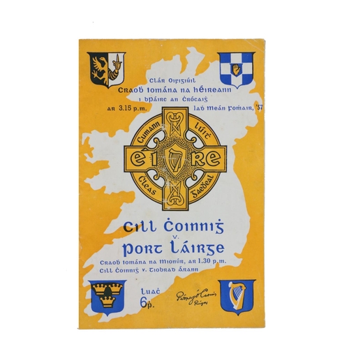 780 - 1957 All-Ireland Hurling FinalG.A.A. Hurling 1957, Clar Oifigiuil, Craobh Iomana na hEireann i bPair... 