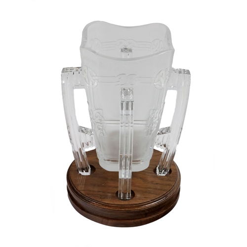 790 - The Holy Grail for HurlersA replica of the Liam Mc Carthy Cup, etched and design in the Celtic manne... 