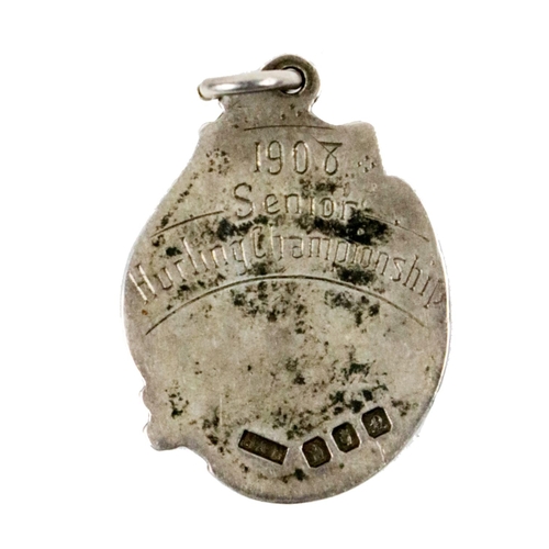 791 - 1908 Senior Hurling Championship, WexfordG.A.A.: Medal, 1908 (Co. Wexford) An Arts & Crafts styl... 