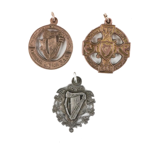 793 - All Ireland Winners Medal, 1912, LouthG.A.A. Medals: [Co. Louth], 1912. A 9ct gold Celtic Cross All-... 